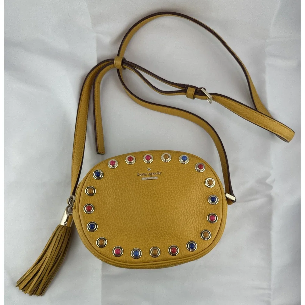 Kate Spade Women's‎ Yellow Devoe Street Tinley Crossbody Small bag 154834